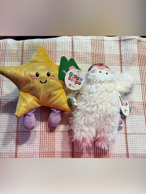 Giggle Scape Plush Star & White Character Toys NWT